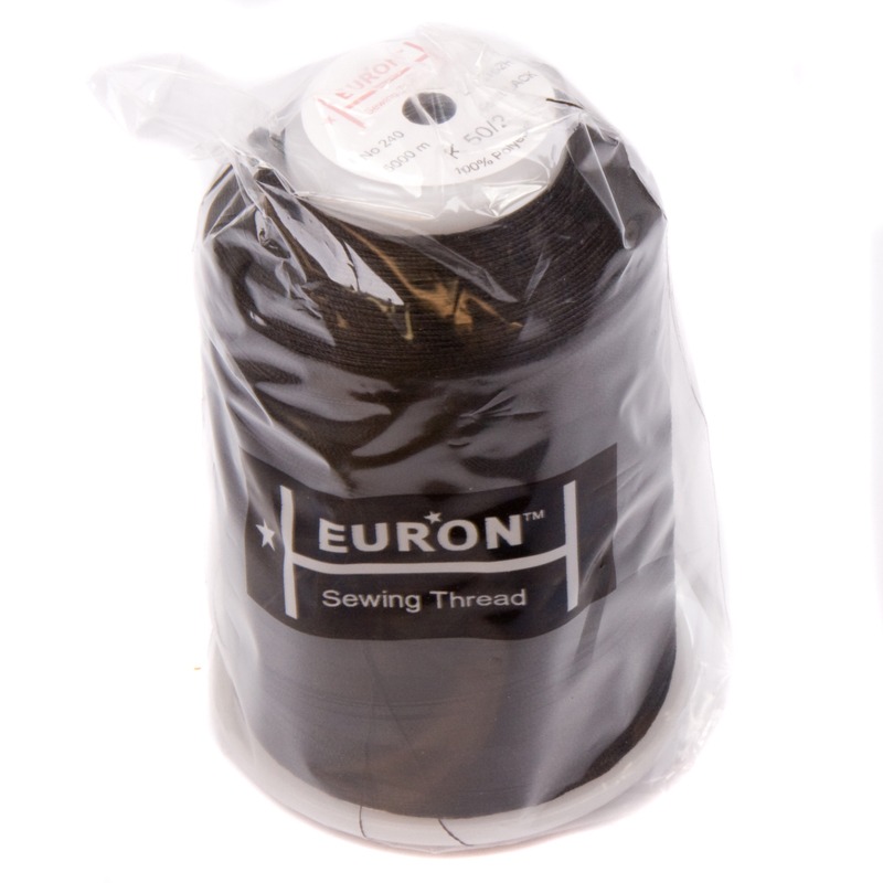 Ники подшивочные комплексные 50/2 цв 2220 черный (боб 5000м) EURON2