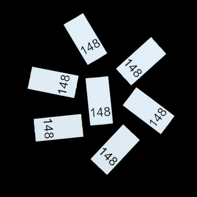 Р148ПБ 148 - размерник - белый (уп.200 шт)1