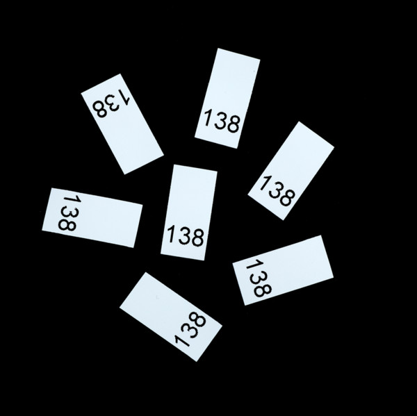 Р138ПБ 138 - размерник - белый (уп.200 шт)1