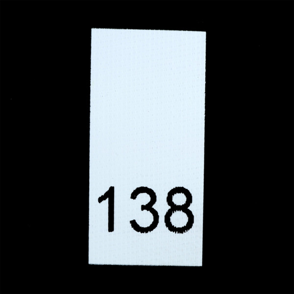 Р138ПБ 138 - размерник - белый (уп.200 шт)0