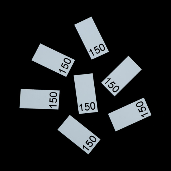 Р150ПБ 150 - размерник - белый (уп.200 шт)1