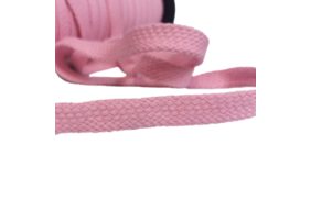 шнур для одежды плоский 15мм, 100хб, цв розовый/130 (катушка 50м) bombacio купить по цене 13.5 руб для домашнего шитья - в интернет-магазине Веллтекс | Тула
