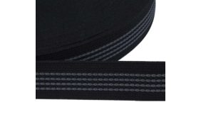 резинка тканая с латексом 3*4 цв черный 025мм (уп 25м) ekoflex купить по 42.4 для тактического снаряжения в Туле 