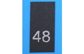 р048пч 48 - размерник - черный (уп.200 шт) купить по цене 115 руб - в интернет-магазине Веллтекс | Тула
