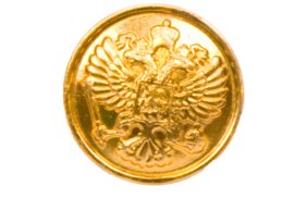 пуговицы герб рф 14 мм золото (уп.100шт) купить по 10.5 - в интернет - магазине Веллтекс | Тула
.