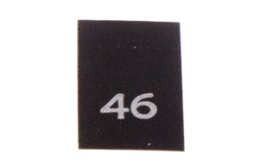 р046пч 46 - размерник - черный (уп.200 шт) купить по цене 115 руб - в интернет-магазине Веллтекс | Тула
